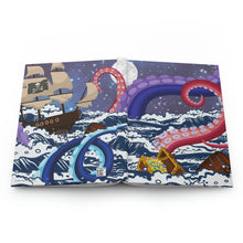 Load image into Gallery viewer, "Not So Jolly Roger" - Sea Creature & Pirates 150 pages (75 sheets) lined journal