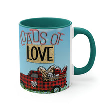 Load image into Gallery viewer, Loads Of Love - Fun Coffee Mug, 11oz | Fun Gift | Valentine's Day Coffee Mug | Cute Country Coffee Mug