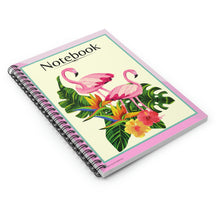 Load image into Gallery viewer, Pink Flamingos Lined Journal | 118 pages | Best Gift For Mother's Day | Daughter Gifts | Pink Flamingo Gifts