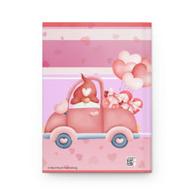 Load image into Gallery viewer, "Valentine's Day Gnomes" - 150 pages (75 sheets)  Hard Backed Lined Journal