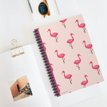 Load image into Gallery viewer, Pink Flamingos Lined Journal | 118 pages | Best Gift For Mother's Day | Daughter Gifts | Pink Flamingo Gifts