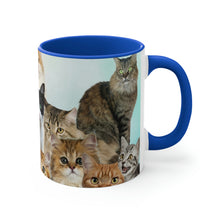 Load image into Gallery viewer, Cat Lover's Delight  - 11oz {Navy Blue/Red/Pink/Green}  |Cats and Kittens