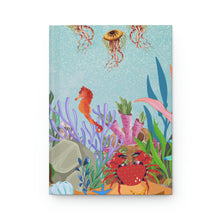 Load image into Gallery viewer, "Underwater Scene"  - 150 pages (75 sheets) Hard Back Lined Journal