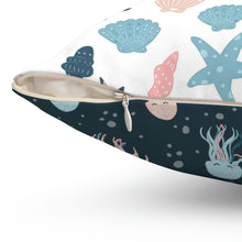 Load image into Gallery viewer, Stars & Jellies - Spun Polyester Square Pillow