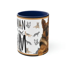 Load image into Gallery viewer, German Shepherd Mom  11oz Ceramic Mug with Color interior