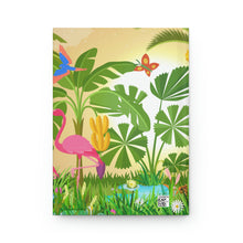 Load image into Gallery viewer, "Pink Flamingos" - 150 pages (75 sheets)  hard backed lined journal | Flamingo Journal | Flamingo Lined Journal