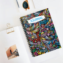 Load image into Gallery viewer, Bohemian Style Journal- Spiral Notebook - Ruled Line Journal - 118 pages (59 sheets)