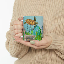 Load image into Gallery viewer, Sea Floor Seascape (White) - Ceramic Mug 11oz |