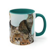 Load image into Gallery viewer, Cat Lover's Delight  - 11oz {Navy Blue/Red/Pink/Green}  |Cats and Kittens