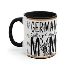 Load image into Gallery viewer, German Shepherd Mom  11oz Ceramic Mug with Color interior