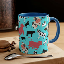 Load image into Gallery viewer, Classic Cows Funny Coffee Mug, 11oz | Funny Gift | Funny Coffee Mug | Funny Cow Coffee Mug