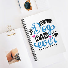 Load image into Gallery viewer, Best Dog Dad Ever Spiral Notebook - Ruled Line