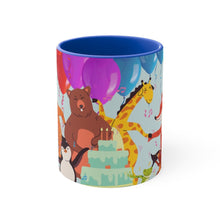 Load image into Gallery viewer, Boogie Woogie Birthday Celebration 11oz {Navy Blue/Red}  |  Coffee Mug | Best Birthday Coffee Mug for Coworker