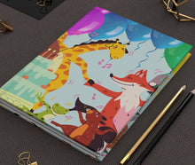 Load image into Gallery viewer, Boogie Woogie Birthday Celebration - 75 paged lined notebook/journal | Fun Animal Journal | Creative Writing Journal