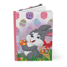 Load image into Gallery viewer, Easter Bunny and  Egg Journal - 150 page (75 sheets) Line Hardback Journal
