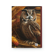 Load image into Gallery viewer, Owl Journal - 150 page (75 sheets) Lined Hardback Journal |Owl Gift for Kids |Owl Gift For Women