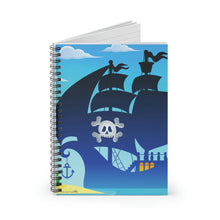 Load image into Gallery viewer, Pirate Ship Lined Journal | 118 pages