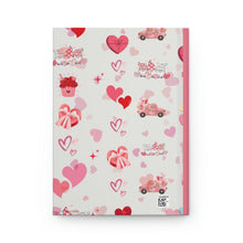 Load image into Gallery viewer, Valentine's Day Gnome Journal - 150 page (75 sheets) Line Hardback Journal