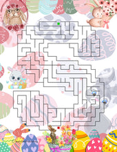 Load image into Gallery viewer, 6 Printable EASTER Puzzles for Kids Teachers and Adults 6 Mazes and 6 Solutions