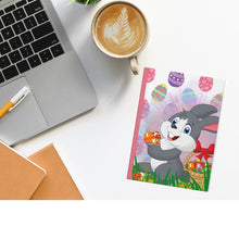 Load image into Gallery viewer, Easter Bunny and  Egg Journal - 150 page (75 sheets) Line Hardback Journal
