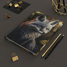 Load image into Gallery viewer, Silver Fox Journal , - 150 page (75 sheets) Line Hardback Journal