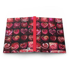 Load image into Gallery viewer, Valentine's Day Heart Journal - 150 page (75 sheets) Lined Hardback Journal |Valentine Gift for Kids | Valentine Journal for Women