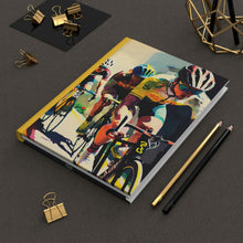 Load image into Gallery viewer, Road Cyclists - 150 page (75 sheets) Lined Hardback Journal | Racing Bicycles