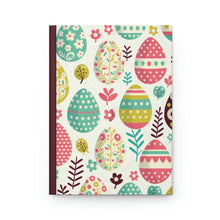 Load image into Gallery viewer, Aesthetic Easter Egg Design   - 150 page (75 sheets) Lined Hardback Journal | Easter Egg Lined Journal fpr Easter Gifts