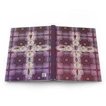 Load image into Gallery viewer, Christian Cross Mosaic Tiles - 150 page (75 sheets) Lined Hardback Journal |