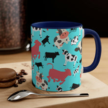 Load image into Gallery viewer, Classic Cows Funny Coffee Mug, 11oz | Funny Gift | Funny Coffee Mug | Funny Cow Coffee Mug