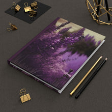 Load image into Gallery viewer, Lavender Fields - 150 page (75 sheets) Lined Hardback Journal | Lavender Secret Meadow