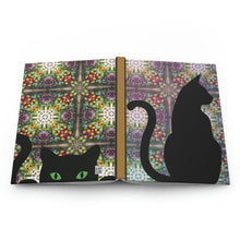 Load image into Gallery viewer, Cat Watchers- 150 page (75 sheets) Lined Hardback Journal | Fun Lined Cat Journal