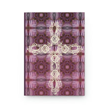 Load image into Gallery viewer, Christian Cross Mosaic Tiles - 150 page (75 sheets) Lined Hardback Journal |