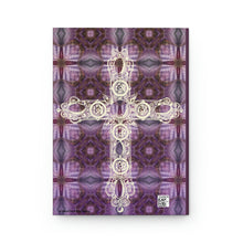 Load image into Gallery viewer, Christian Cross Mosaic Tiles - 150 page (75 sheets) Lined Hardback Journal |