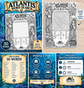 FREE!  1 Atlantis Themed 30 Word Word Search + Answer Key