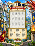 FREE Castle Realms Word Search Printable – Medieval Fantasy Puzzle