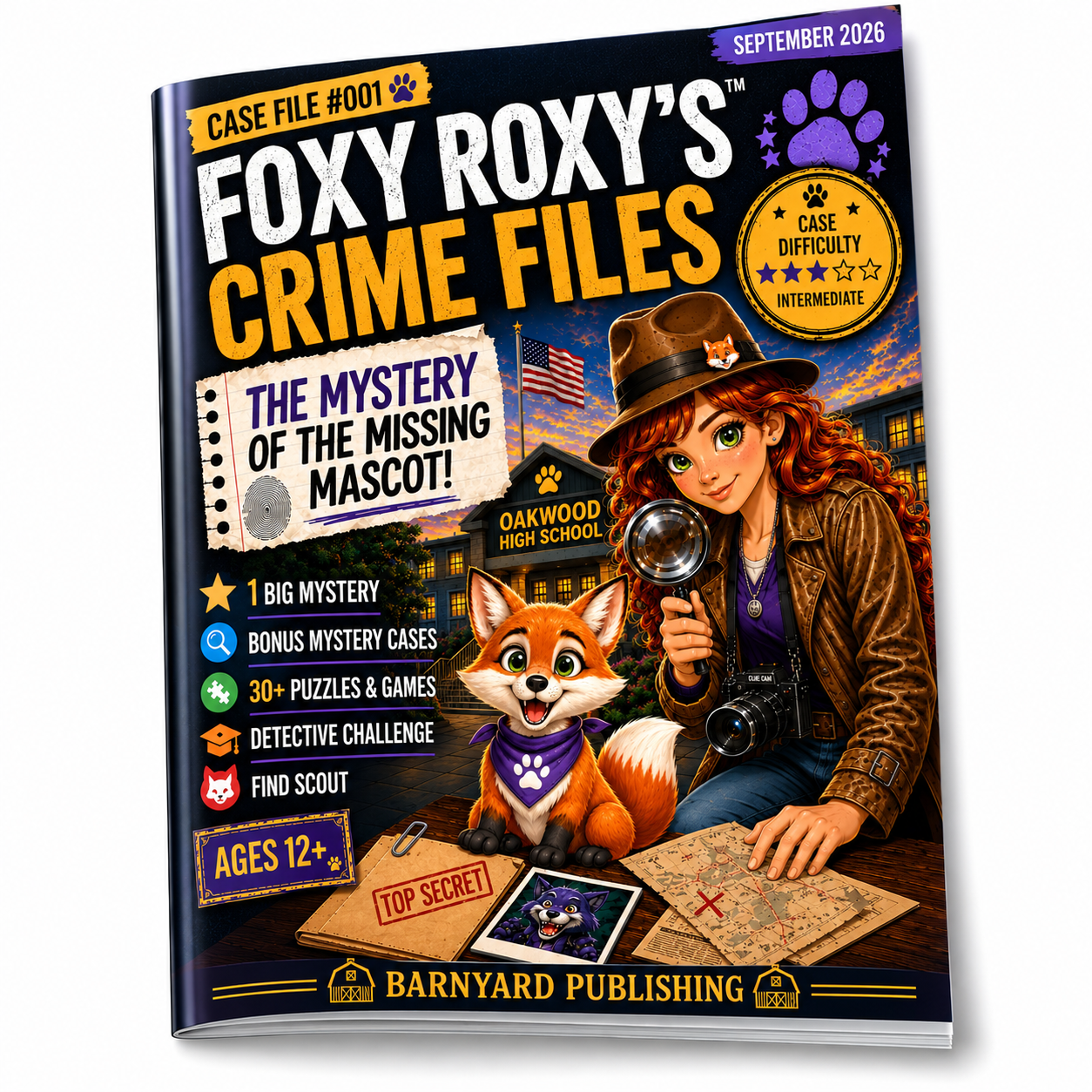 Foxy Roxy - The Mystery of the Missing Mascot - Issue #001 - September 2026