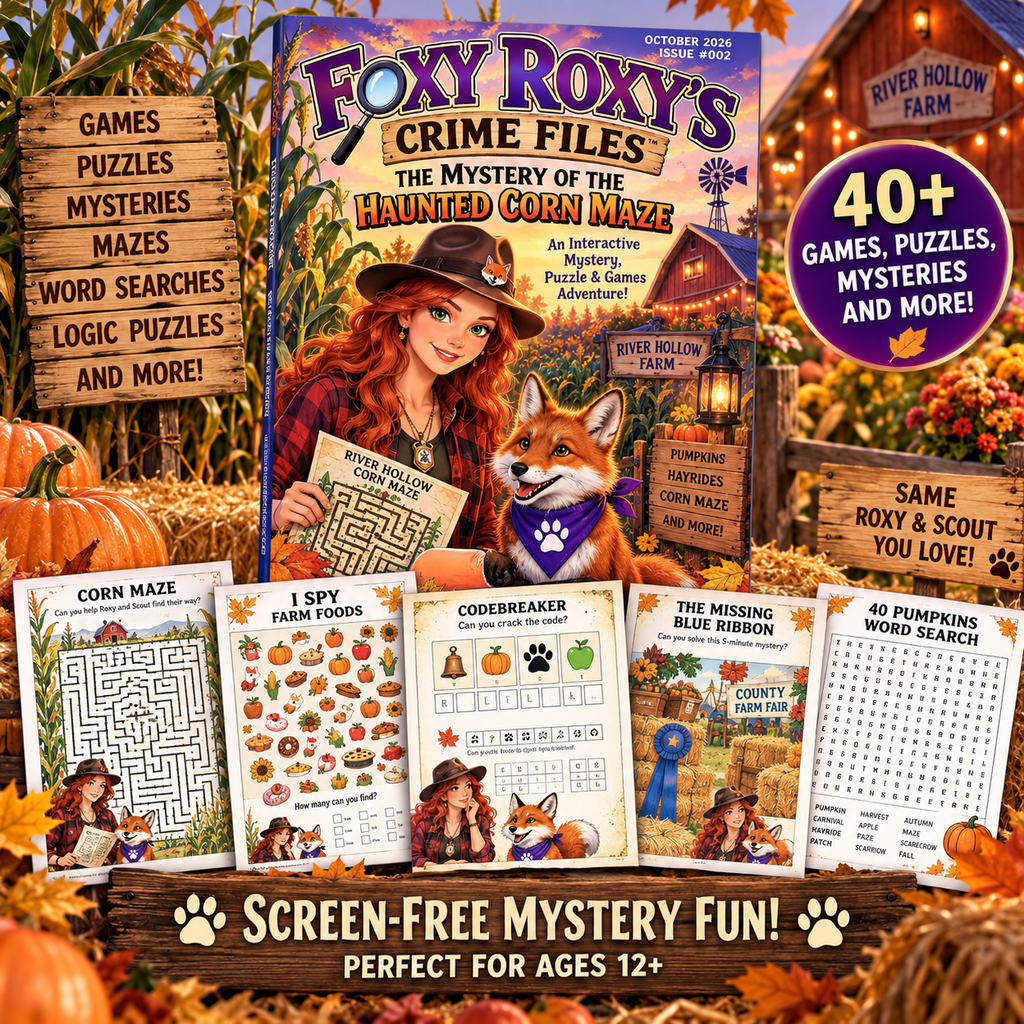 Foxy Roxy - The Mystery of the Haunted Corn Maze- Issue #002 - October 2026
