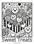 *FREE* Valentine’s Day Sweet Treats – Free Coloring Page
