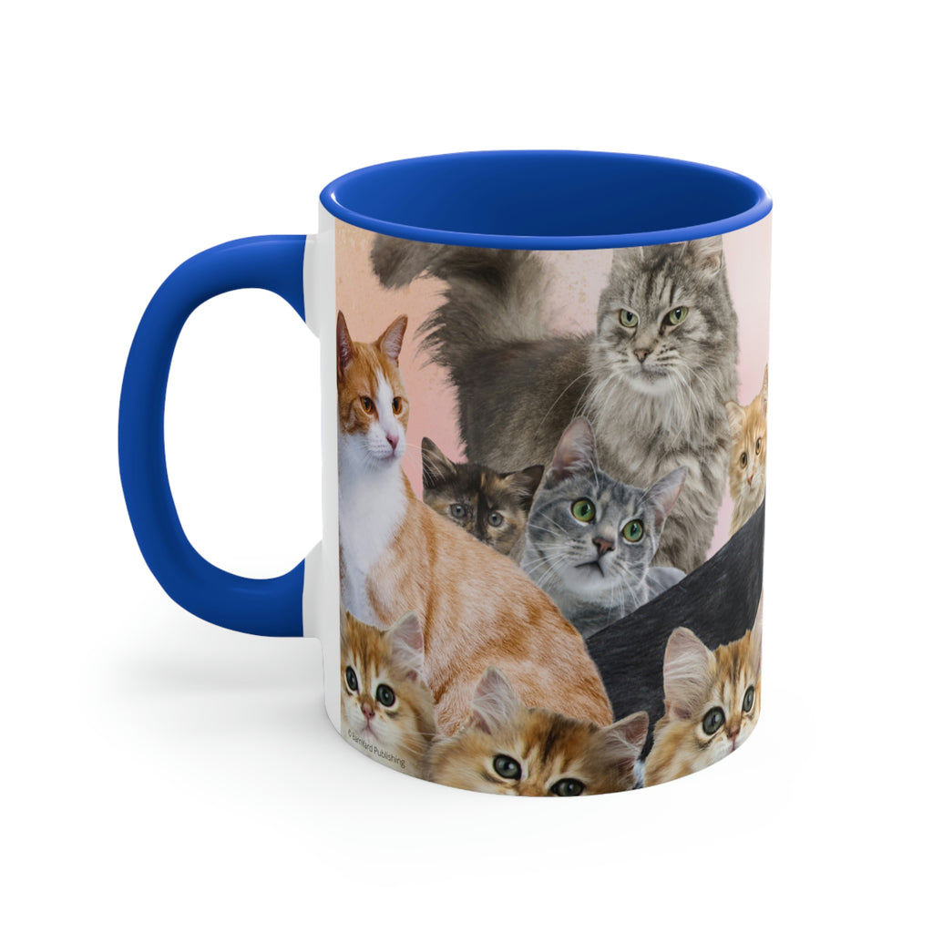 Cat Lover's Delight  - 11oz {Navy Blue/Red/Pink/Green}  |Cats and Kittens