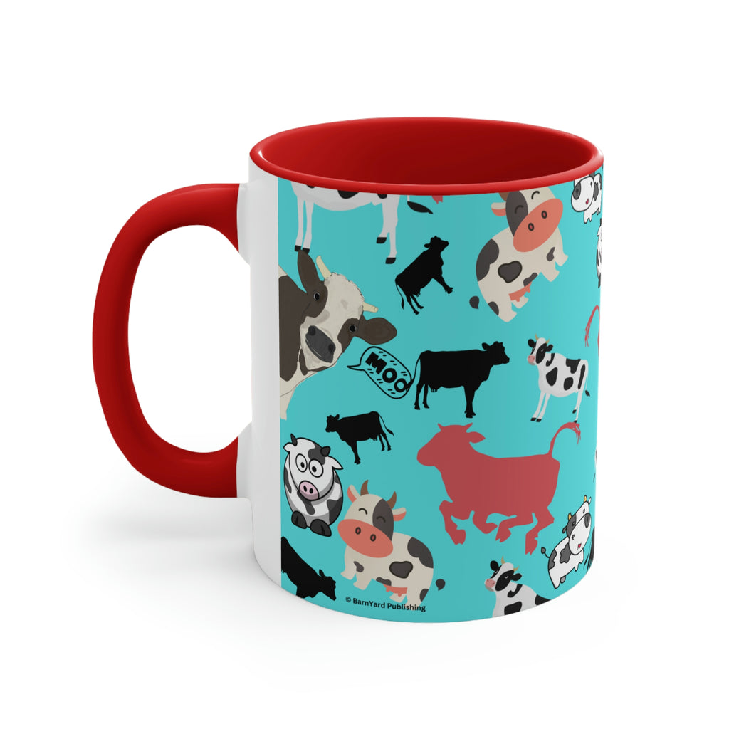 Classic Cows Funny Coffee Mug, 11oz | Funny Gift | Funny Coffee Mug | Funny Cow Coffee Mug