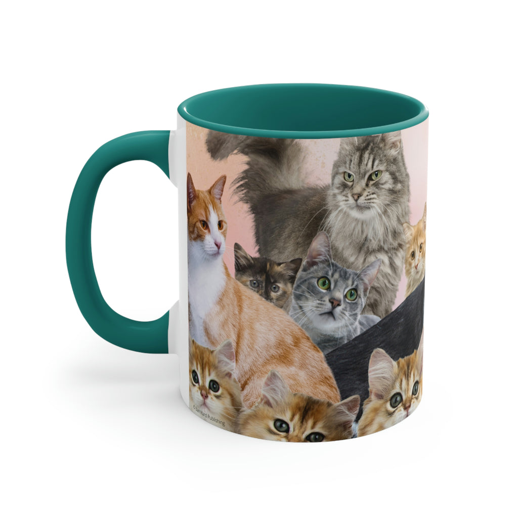 Cat Lover's Delight  - 11oz {Navy Blue/Red/Pink/Green}  |Cats and Kittens