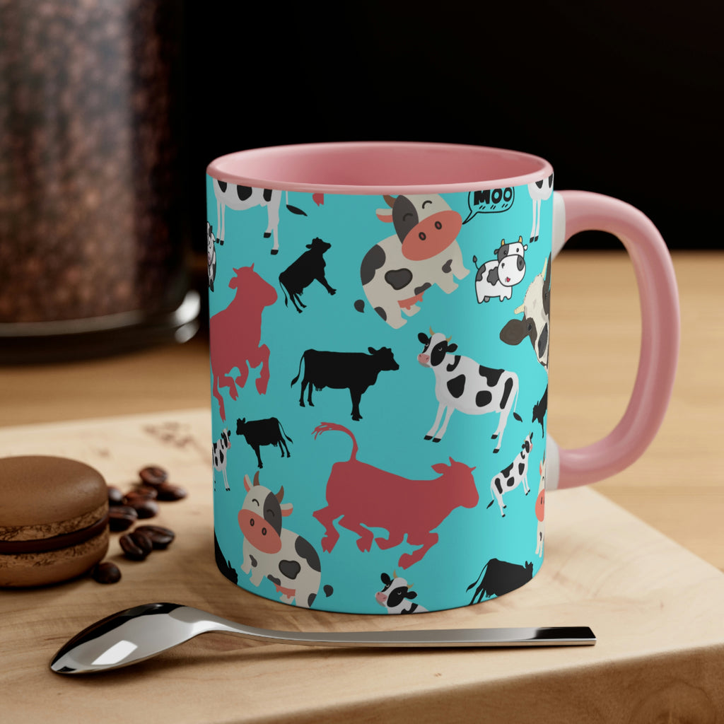 Classic Cows Funny Coffee Mug, 11oz | Funny Gift | Funny Coffee Mug | Funny Cow Coffee Mug
