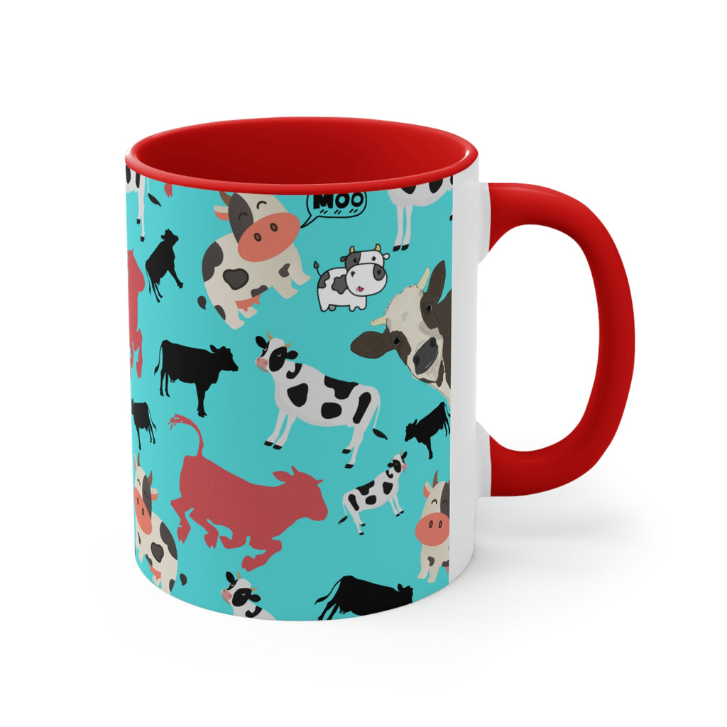 Classic Cows Funny Coffee Mug, 11oz | Funny Gift | Funny Coffee Mug | Funny Cow Coffee Mug