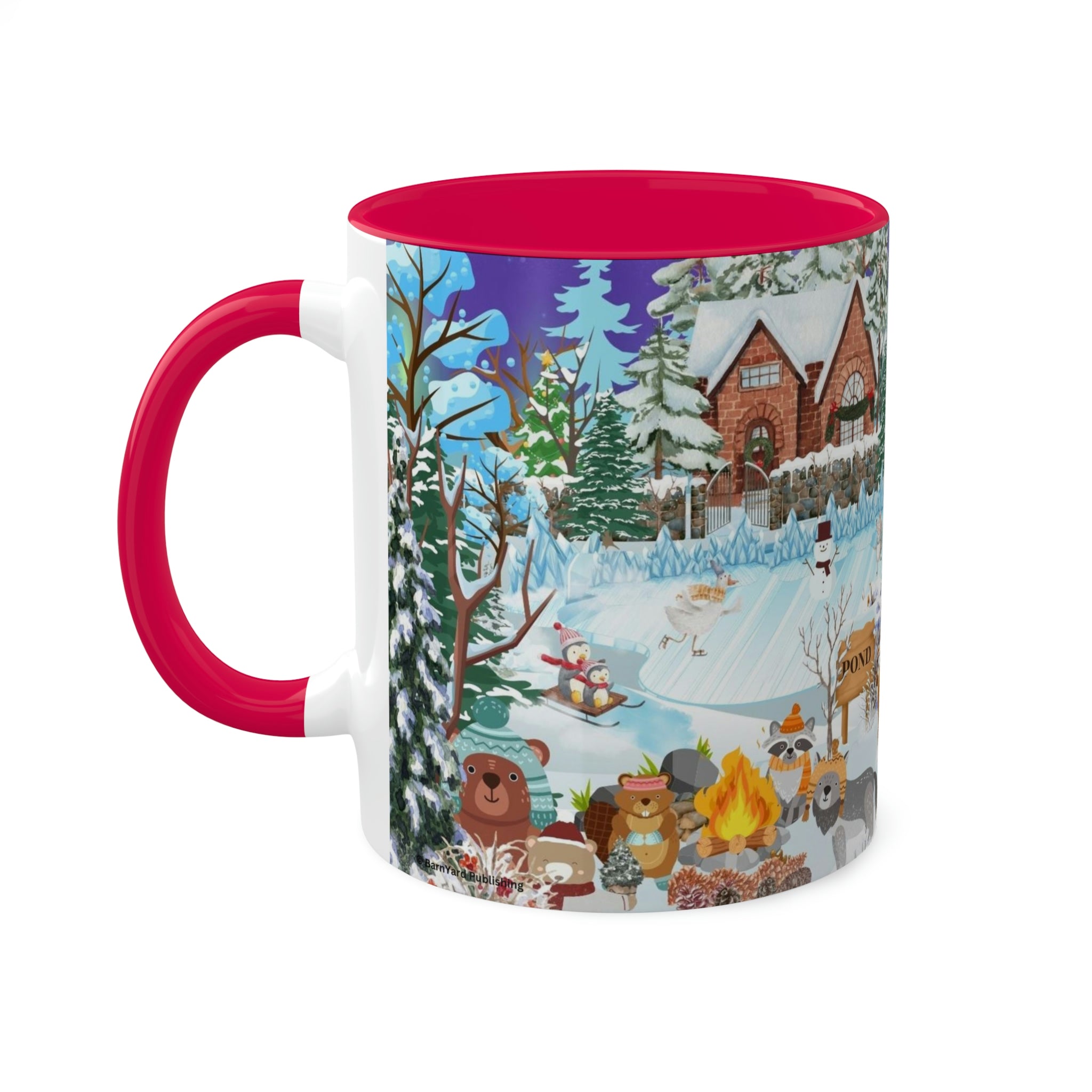 Winter Whimsy Skating Party -  Mug 11oz