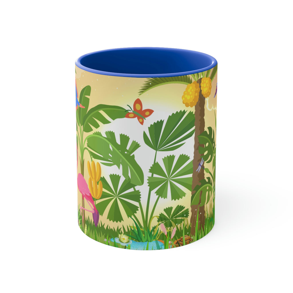 Flamingos 11oz {Navy Blue/Red/Pink/Green}  | Flamingo Coffee Mug | Wildlife Coffee Mug