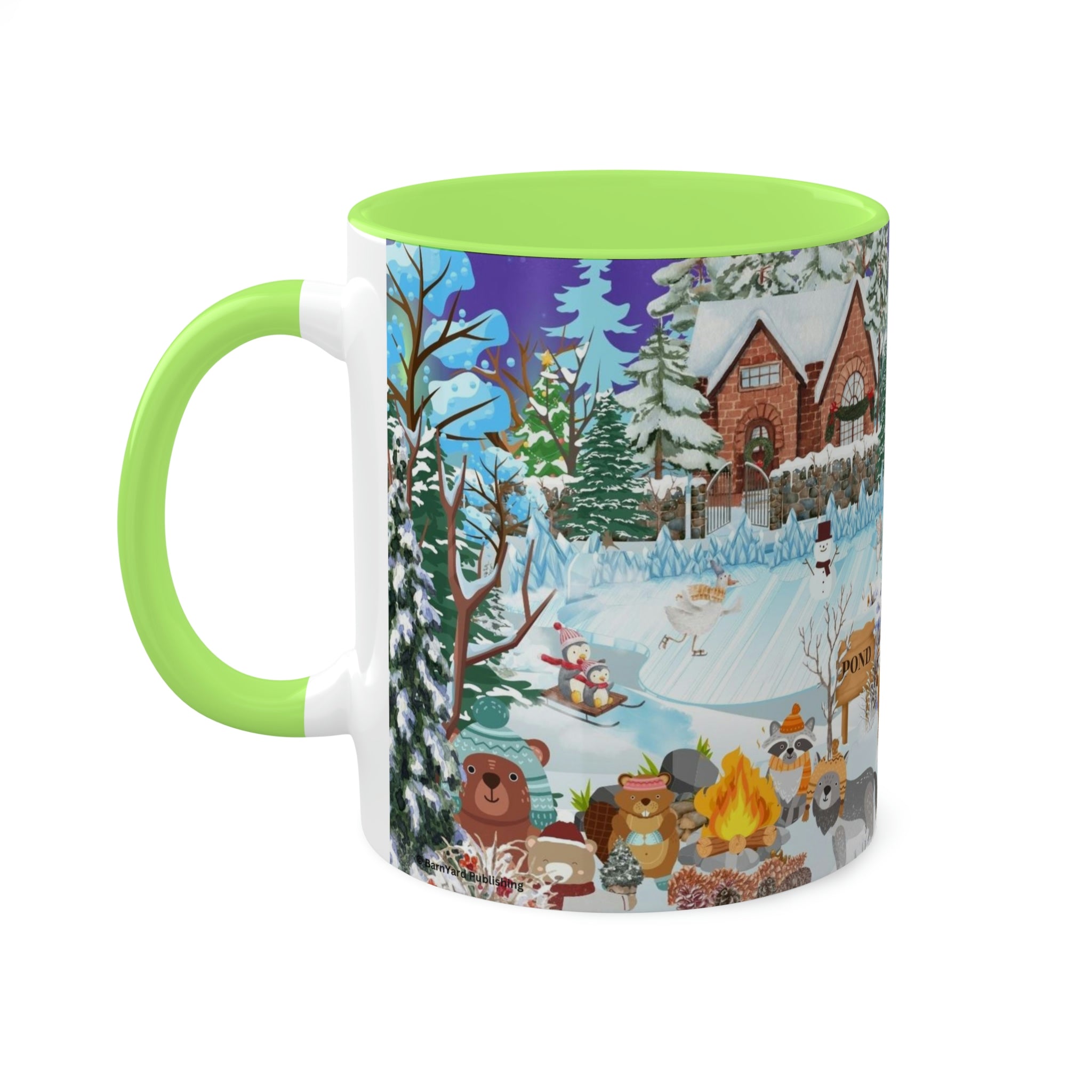 Winter Whimsy Skating Party -  Mug 11oz