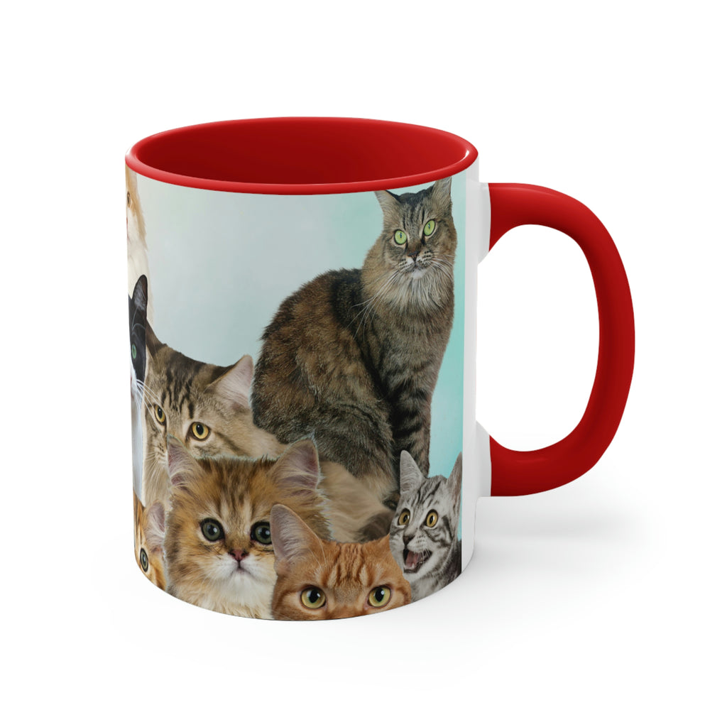 Cat Lover's Delight  - 11oz {Navy Blue/Red/Pink/Green}  |Cats and Kittens