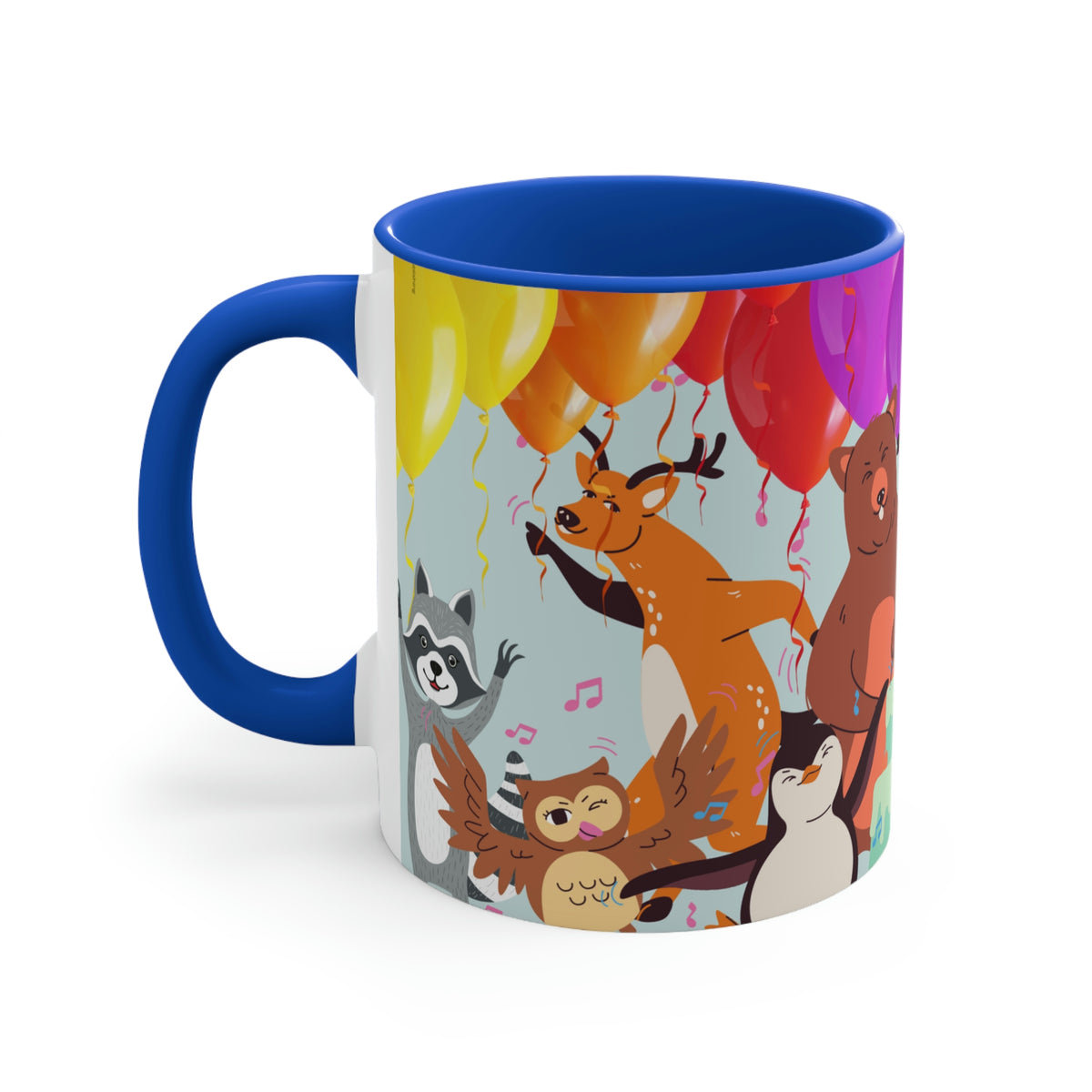 Boogie Woogie Birthday Celebration 11oz {Navy Blue/Red}  |  Coffee Mug | Best Birthday Coffee Mug for Coworker