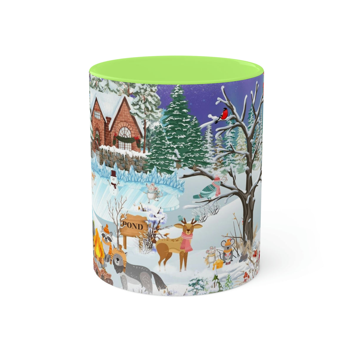 Winter Whimsy Skating Party -  Mug 11oz